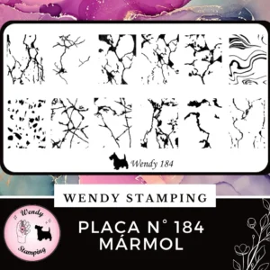 Placa Stamping N 184 Mármol