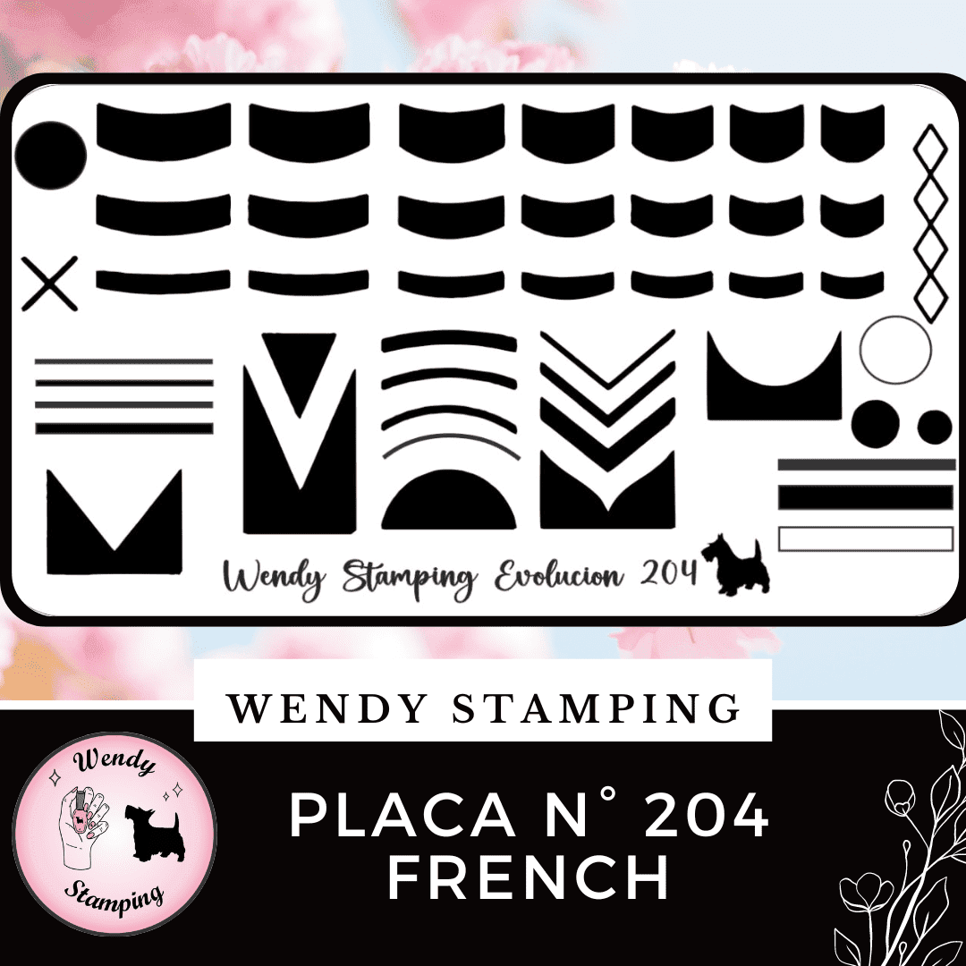 Placa Stamping N 204 French