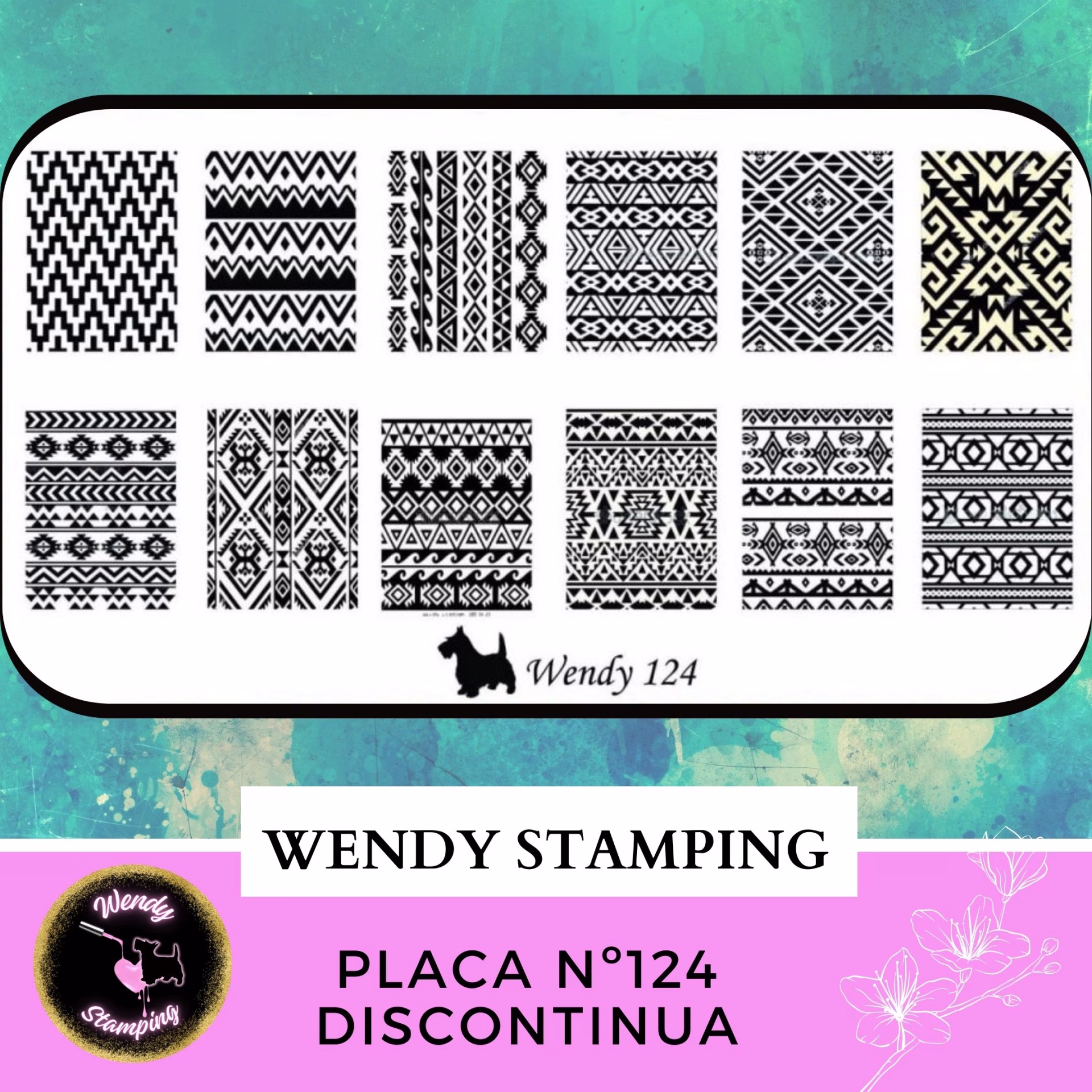 Placa Stamping N 124 discontinua