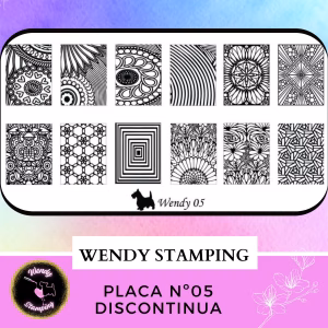 Placa Stamping N 05 discontinua