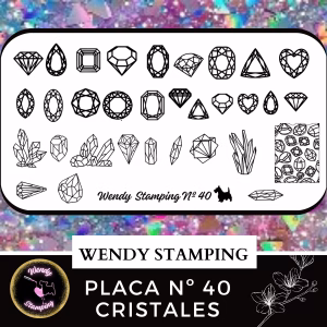 Placa Stamping N40 Cristales